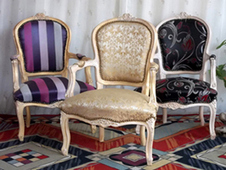 Fauteuil Cabriolet de Style Louis XV